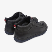 Camper Peu Pista Ankle Boots Black - Mens Singapore EONJHH-087